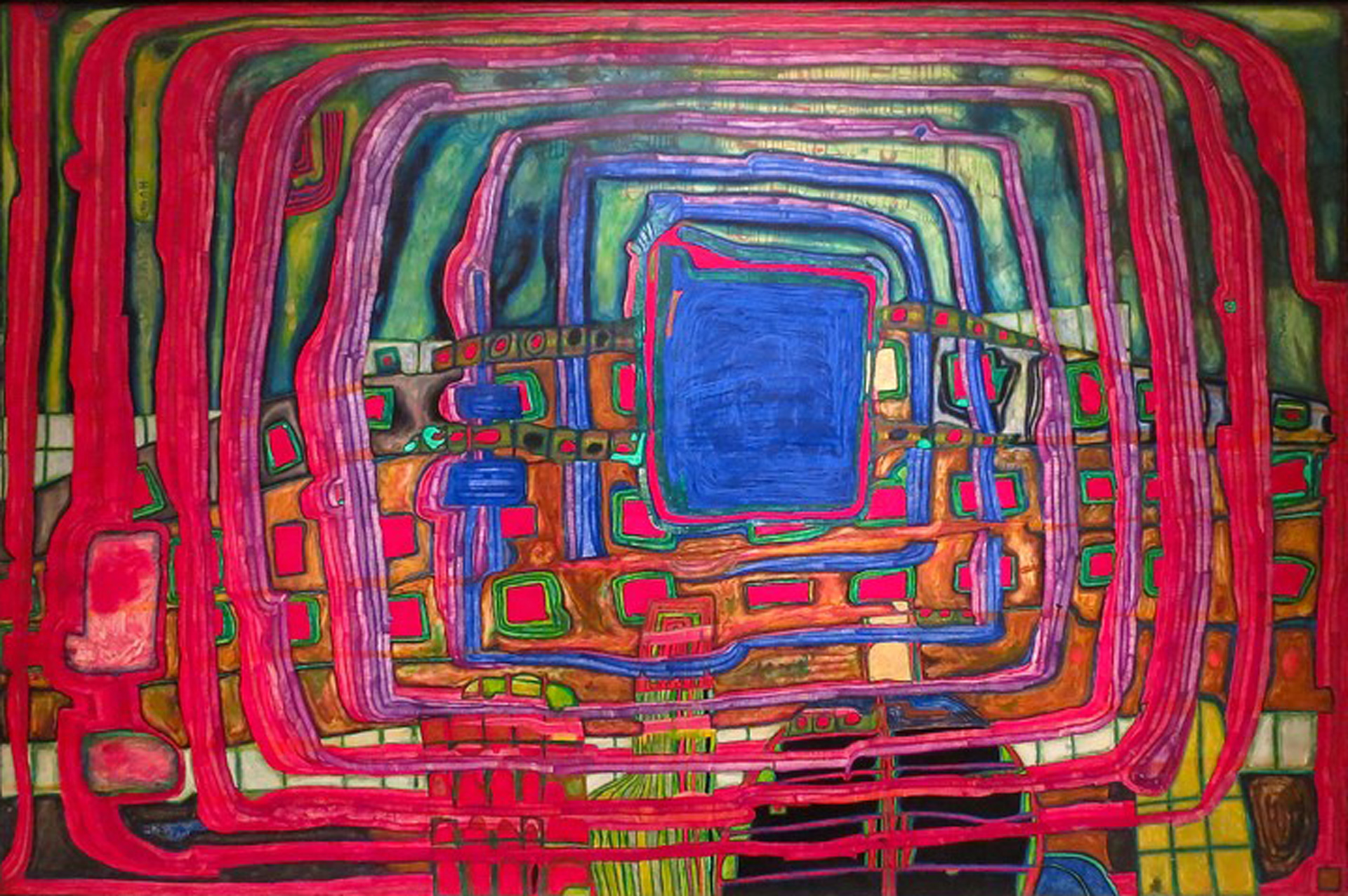 « A la manière de… Hundertwasser » animé par Serge Allain