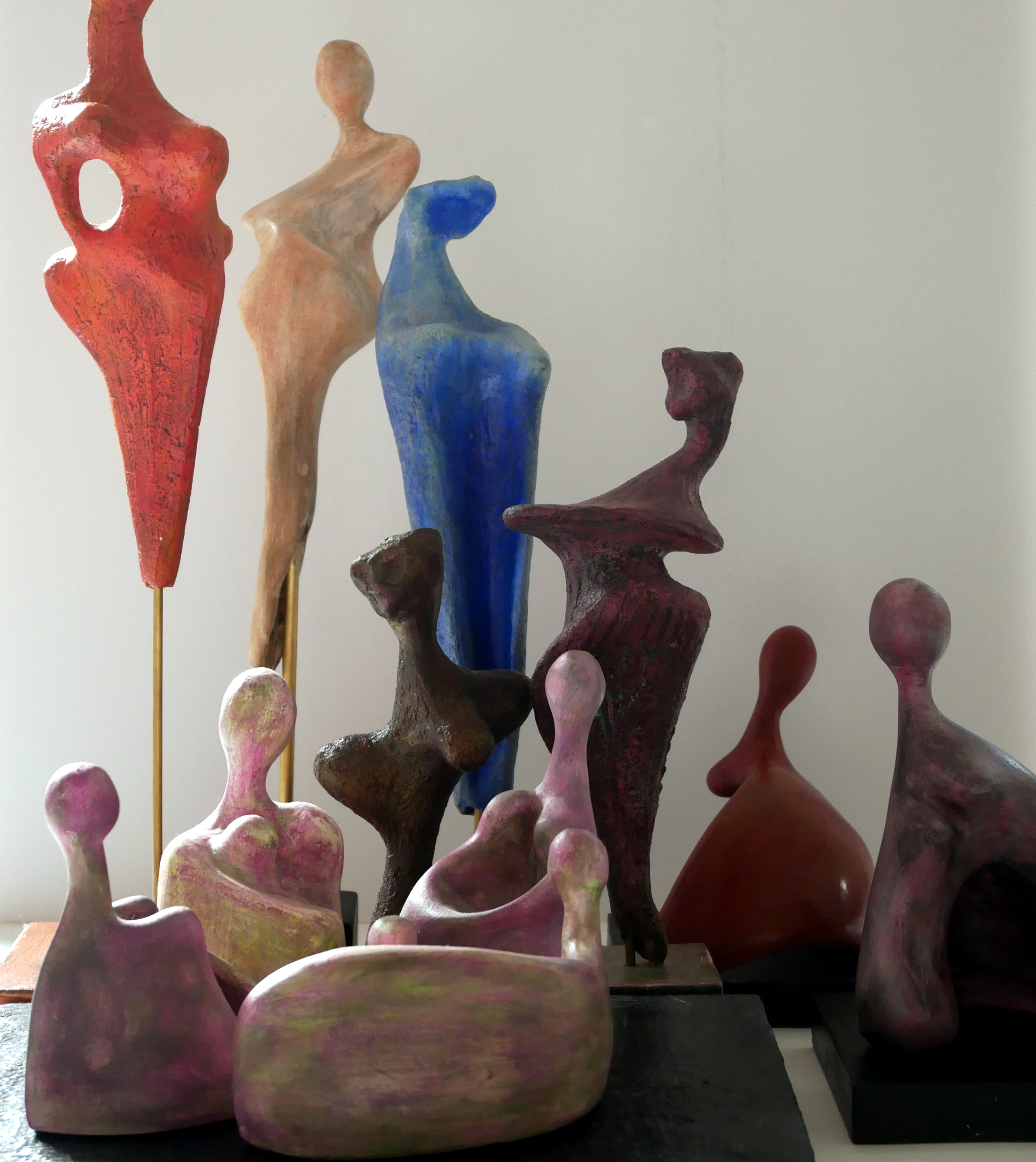 Présence de Marie Tessier, sculptures