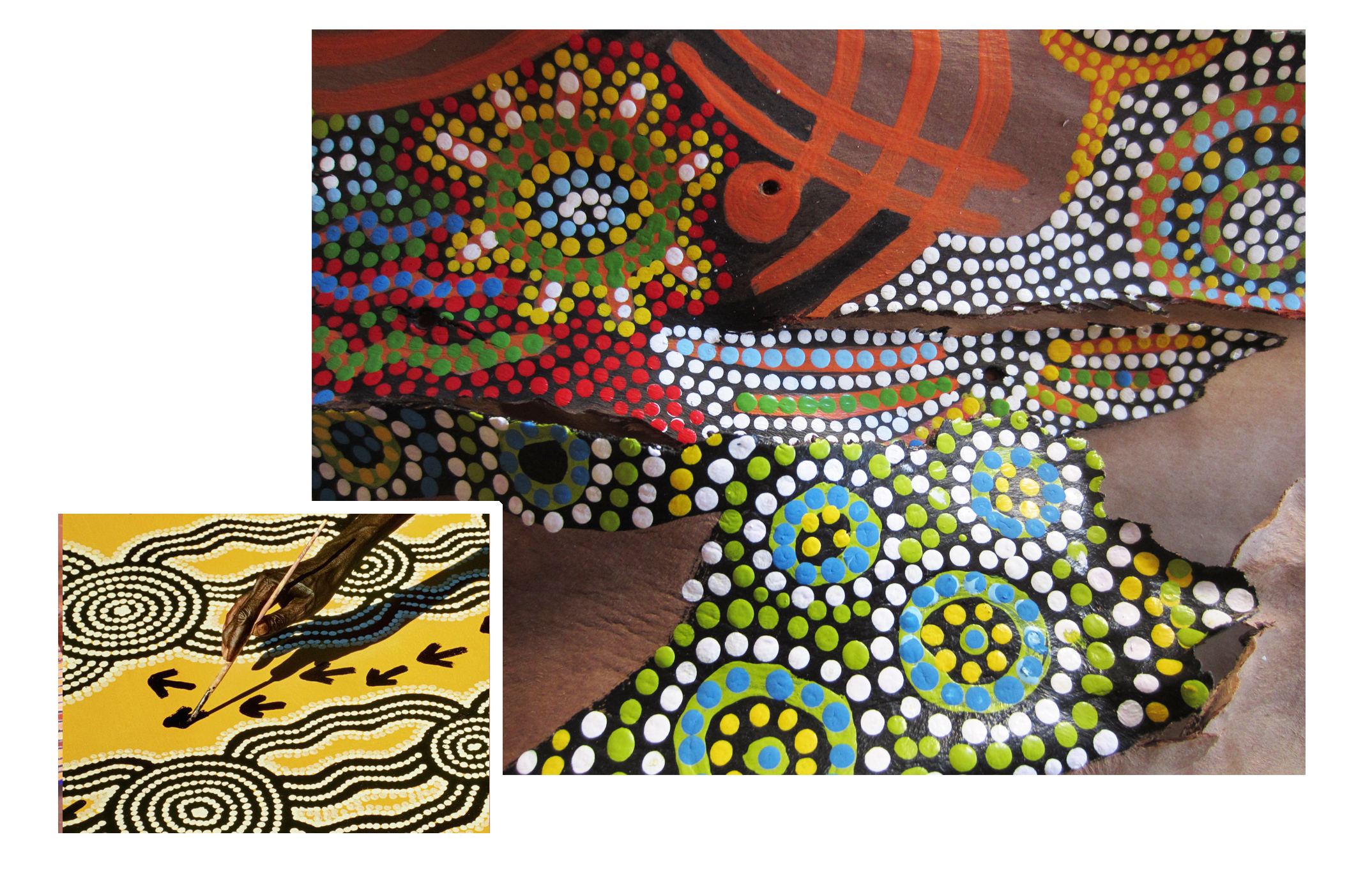 A la manière des aborigènes d’Australie – atelier animé par Nicole Congard