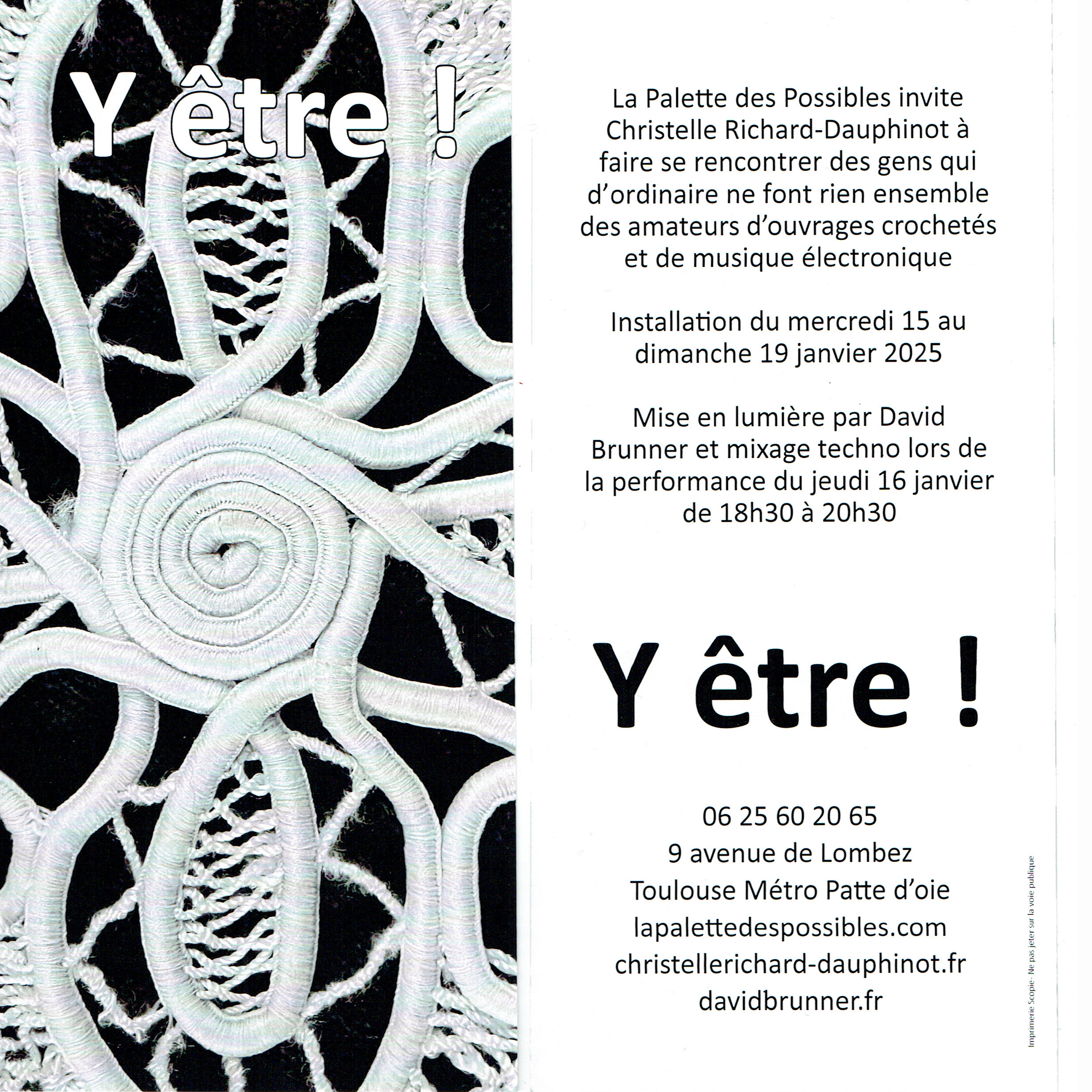 Y ETRE – installation de Christelle Richard-Dauphinot