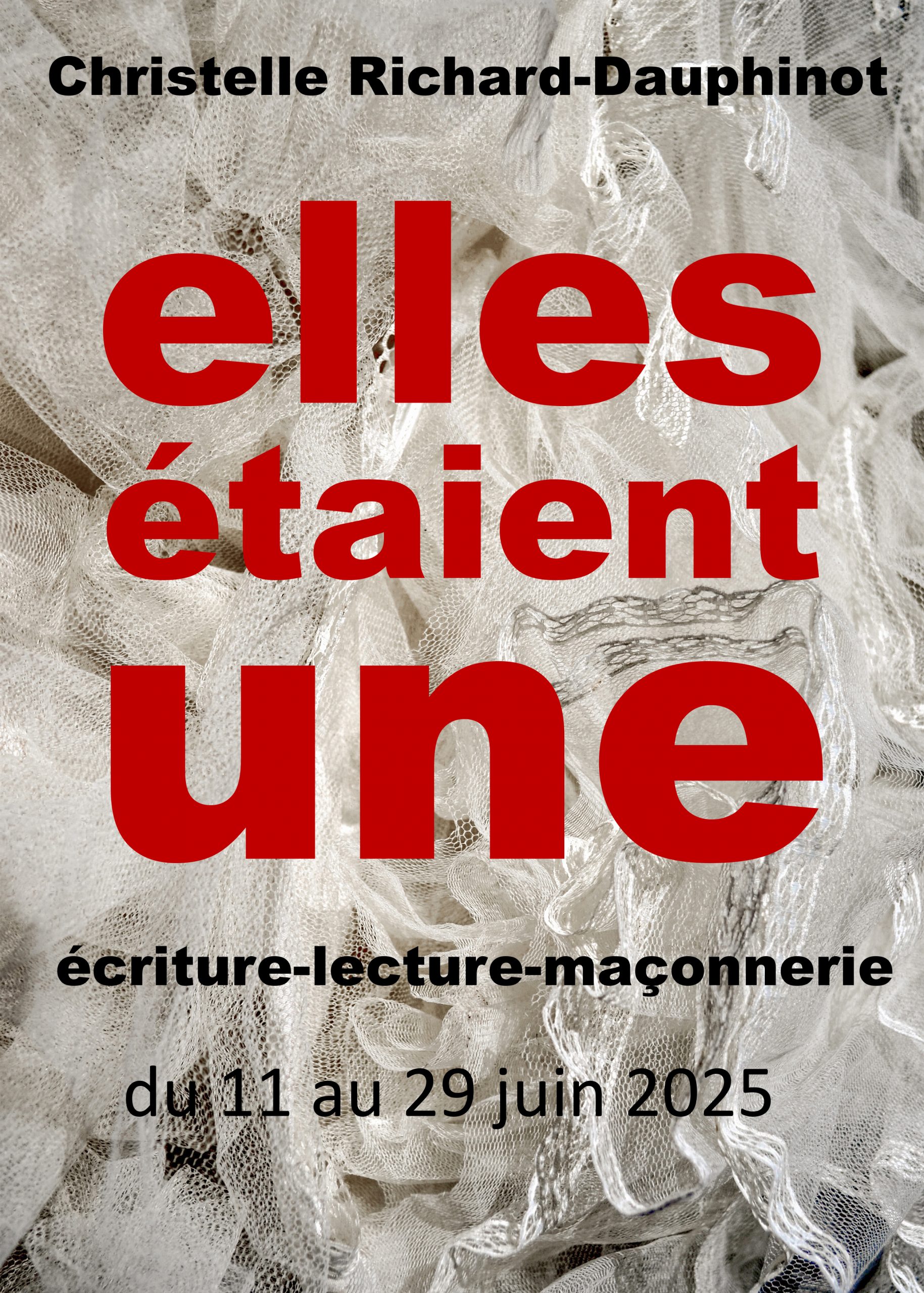 elles étaient une – installation de Christelle Richard-Dauphinot