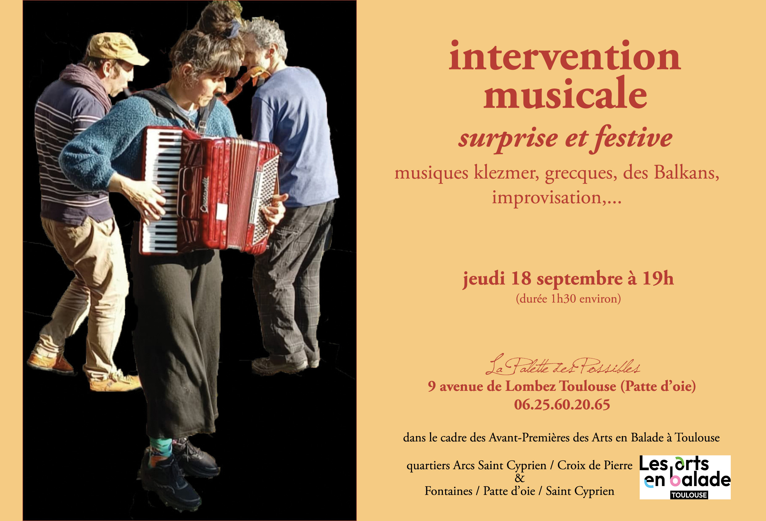 INTERVENTION MUSICALE surprise et festive