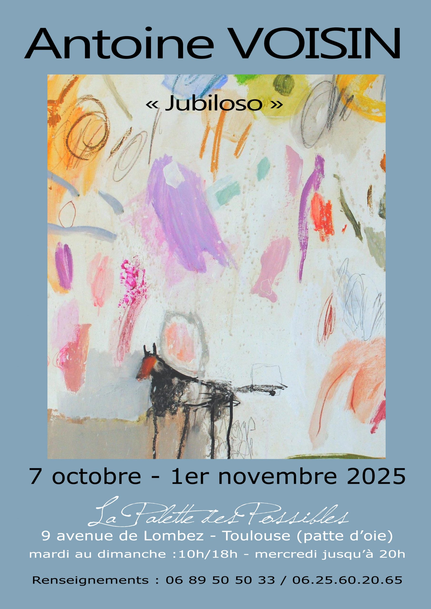 JUBILOSO, exposition d’Antoine Voisin